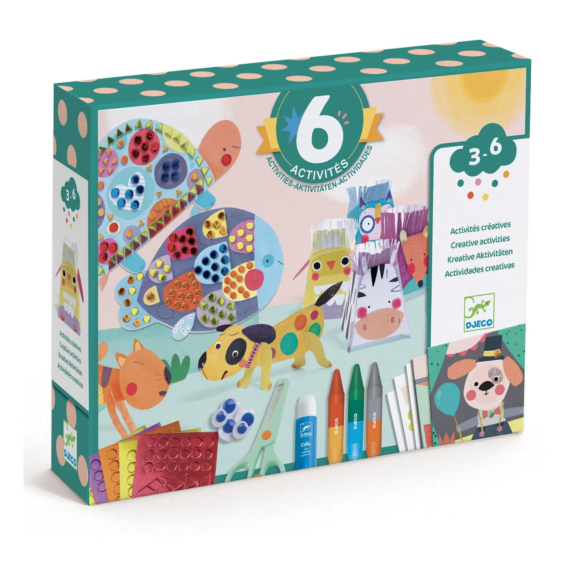 Djeco - Animals and Their Homes Multi-Activity Box