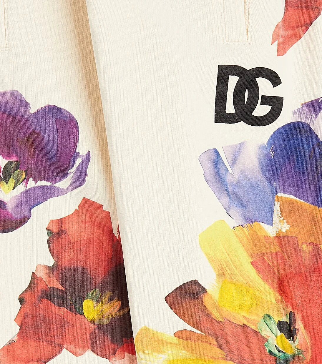 Dolce&Gabbana Kids - Floral cotton jersey sweatpants