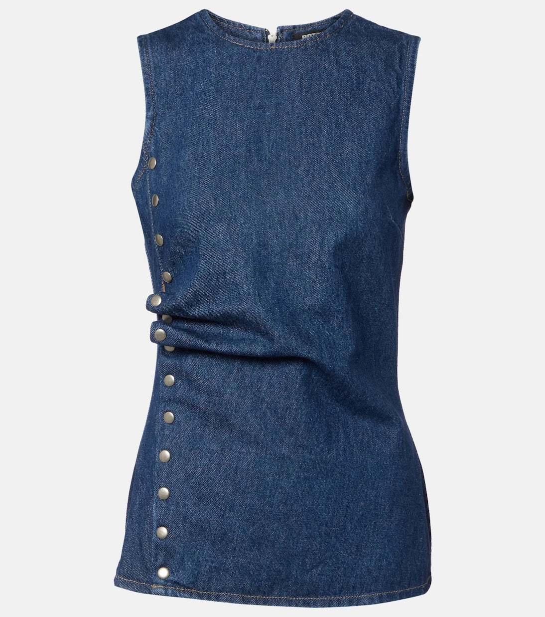 Rotate - Draped denim top