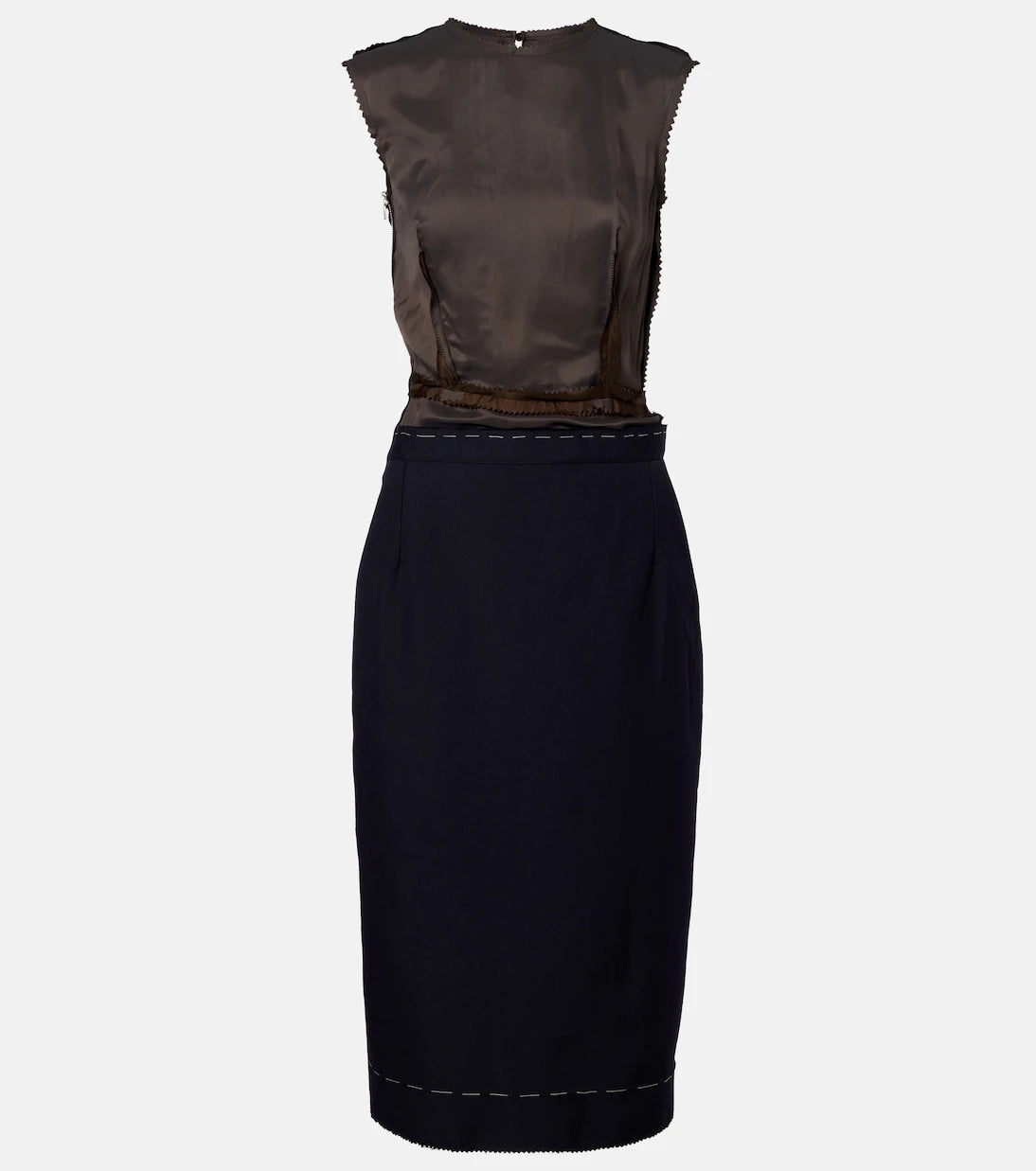 Maison Margiela - Twill midi dress