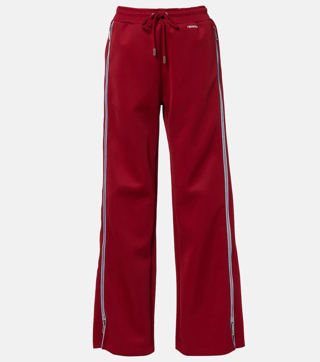 Rabanne - Zip-up jersey track pants