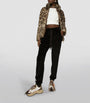 Multi Leopard Print Puffer Jacket