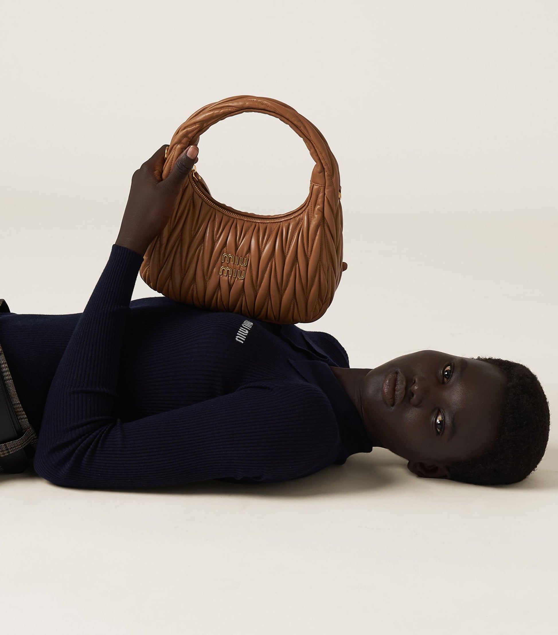 Blue Cashmere-Silk Polo Shirt