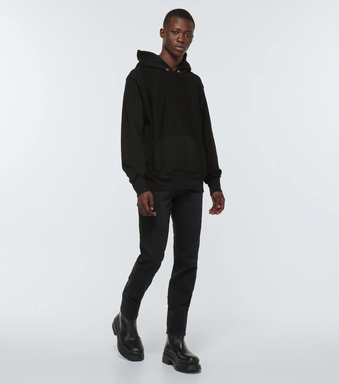 Les Tien - Hooded cotton sweatshirt