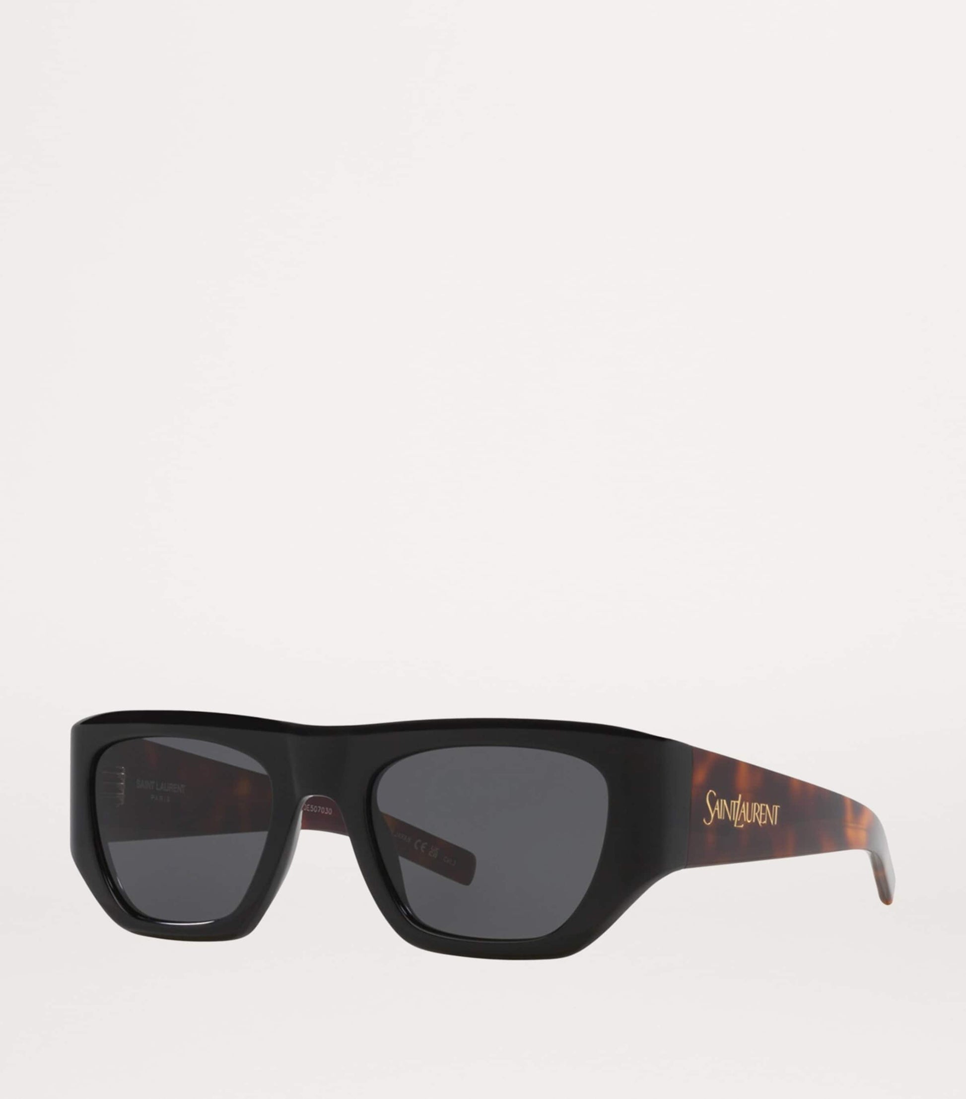 Black Sl 740 Pillowed Square Sunglasses