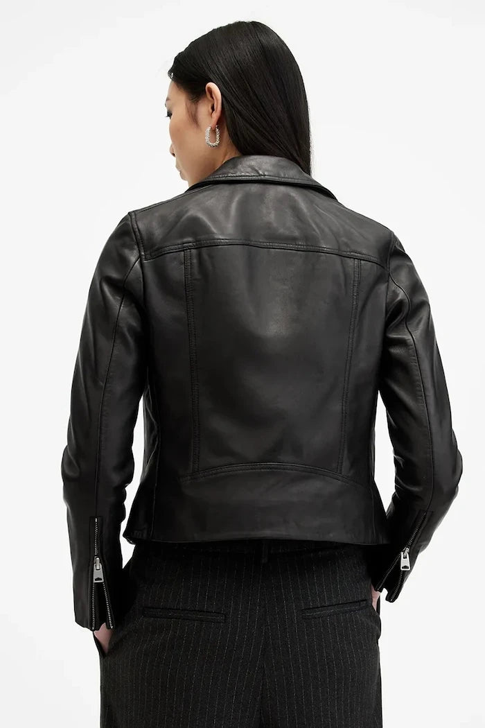 Кожено яке AllSaints DALBY