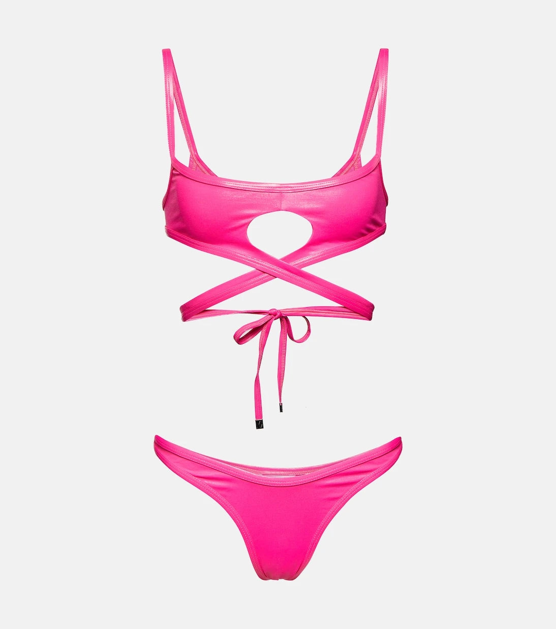 The Attico - Square wrap bikini