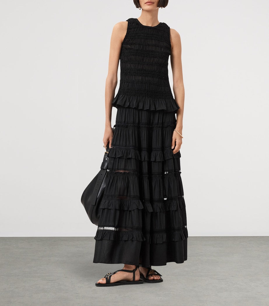 Shirred Marion Sleeveless Top