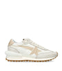 Golden Goose Beige Running Marathon Sneakers