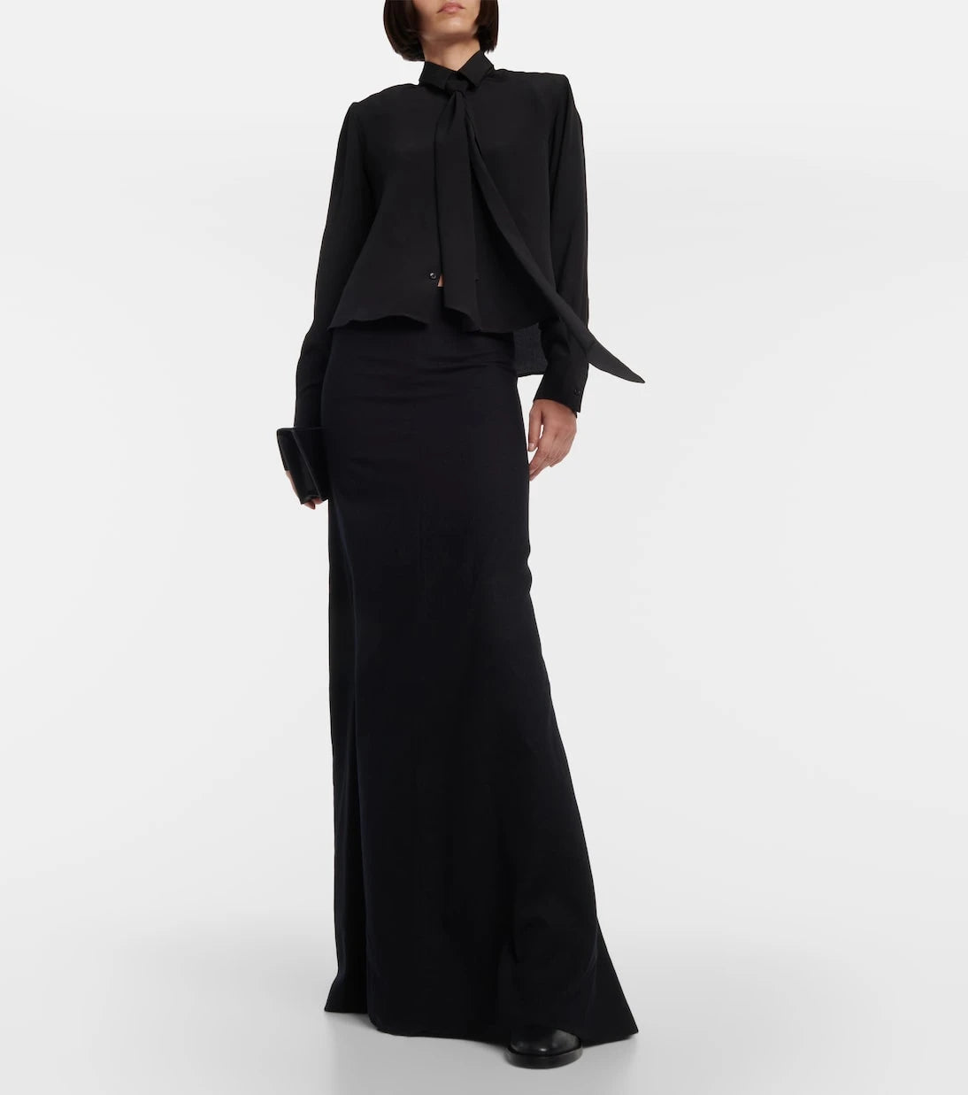 Ann Demeulemeester - Virgin wool maxi skirt