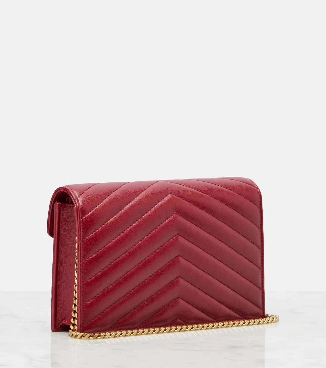 Saint Laurent - Cassandre zincirli deri cüzdan