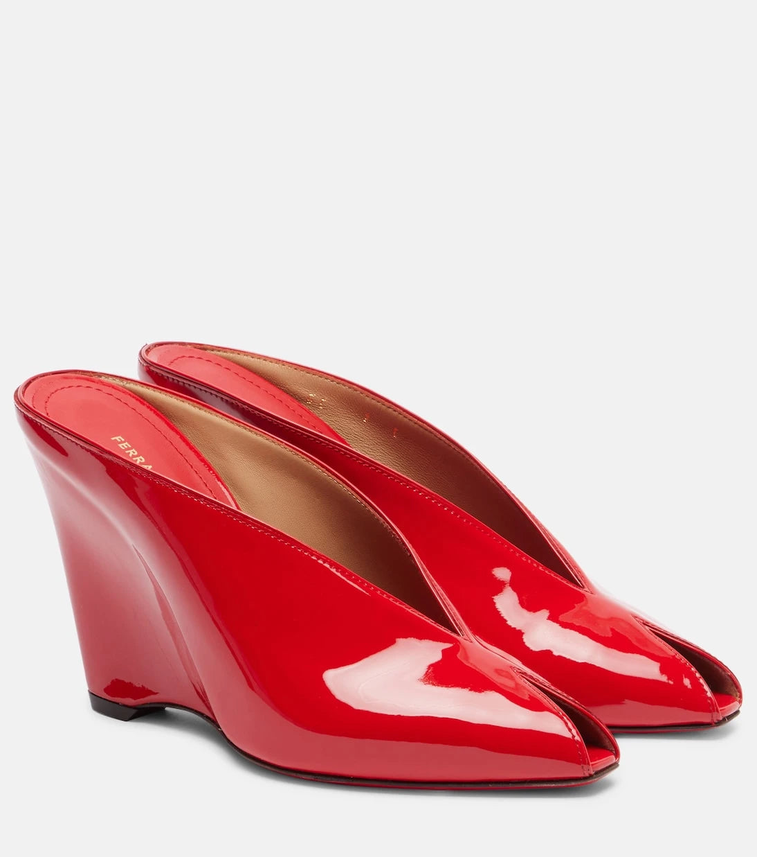 Ferragamo - Alicia leather mules