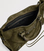 Balenciaga Small Suede Le City Top-Handle Bag