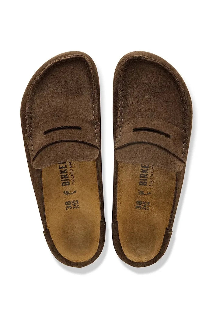 Birkenstock чехли от велур Naples