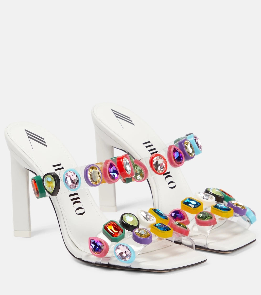 The Attico - Nanci embellished PVC mules