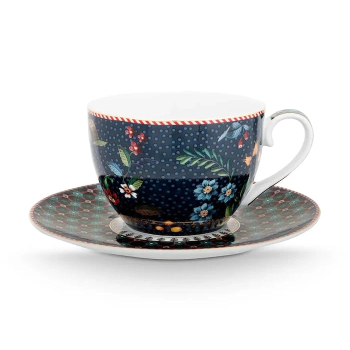 Pip Studio Berry Blues 280 ml Fincan ve Fincan Tabağı
