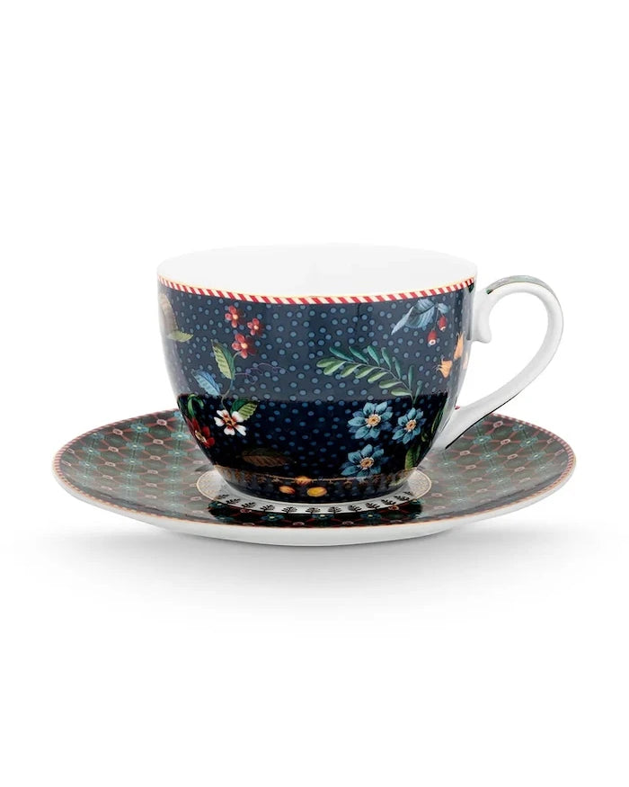 Pip Studio Berry Blues 280 ml Fincan ve Fincan Tabağı