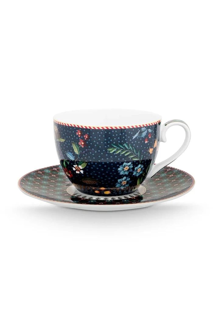 Pip Studio Berry Blues 280 ml Fincan ve Fincan Tabağı