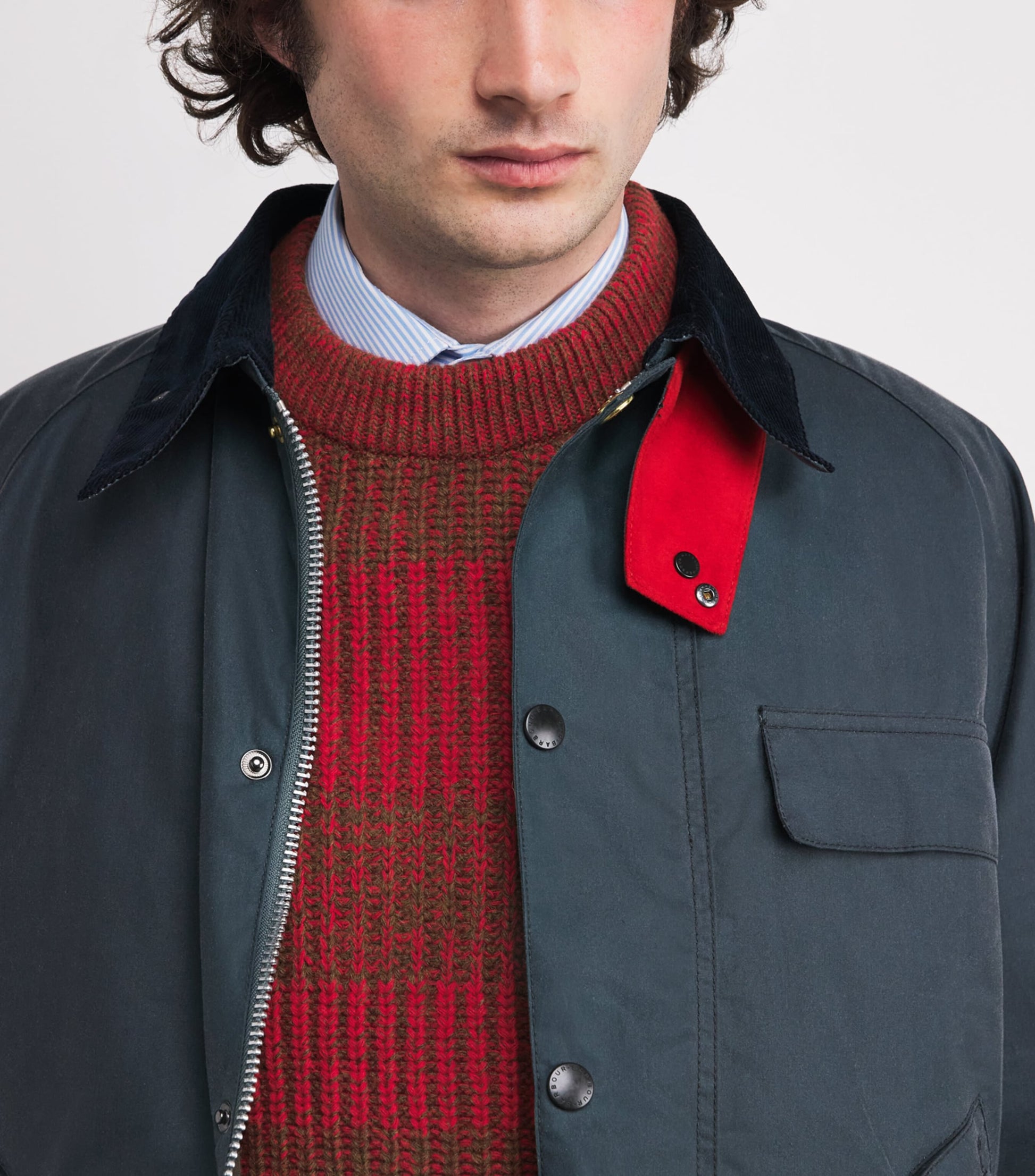 Red x Paul Smith Wool Saddle Sweater