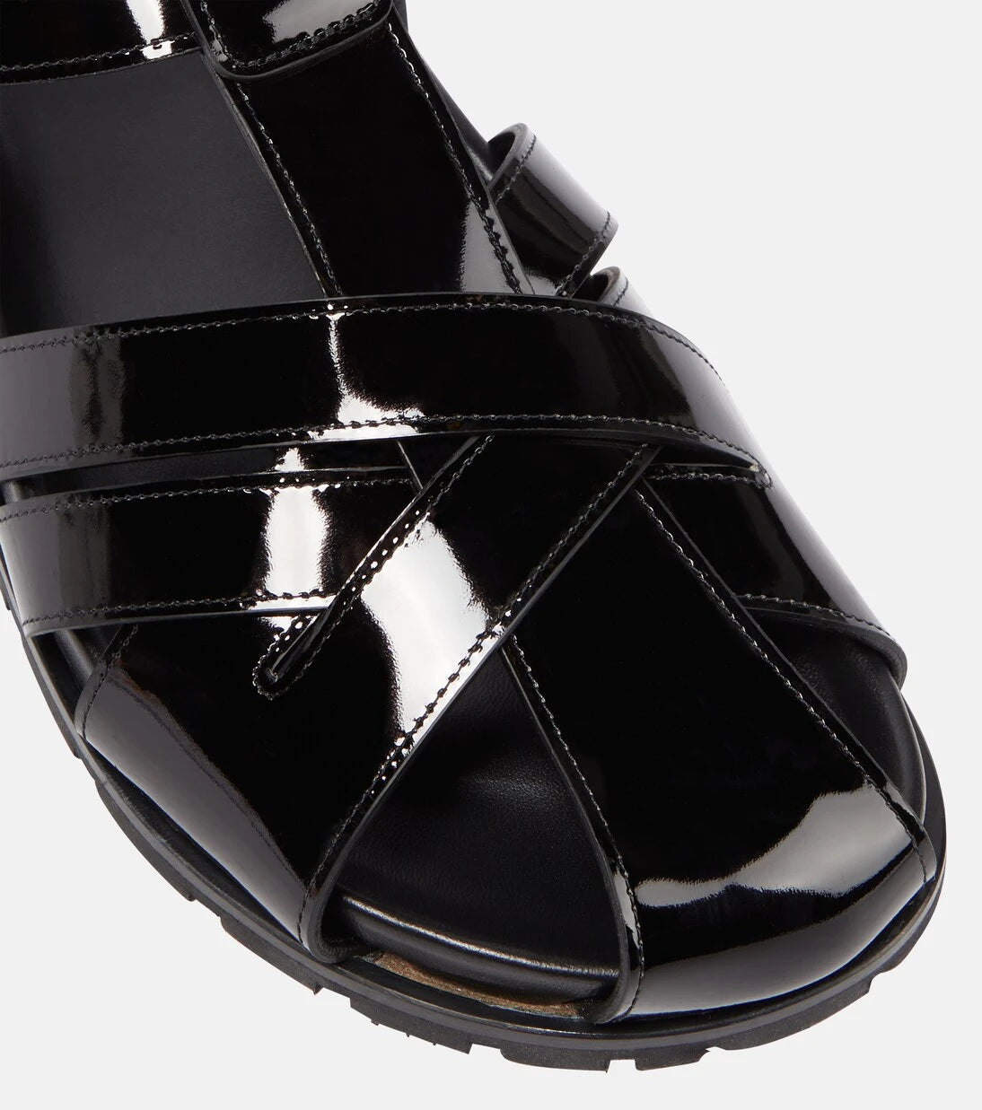 Dries Van Noten - Patent leather sandals