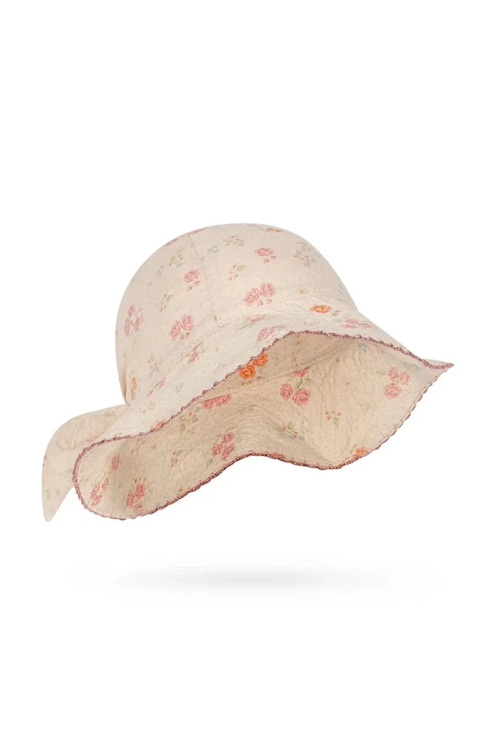 Konges Sløjd капела за деца ELIN BOW SUN HAT GOTS
