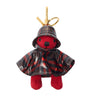 Red Wool-Cashmere Thomas Bear Keyring