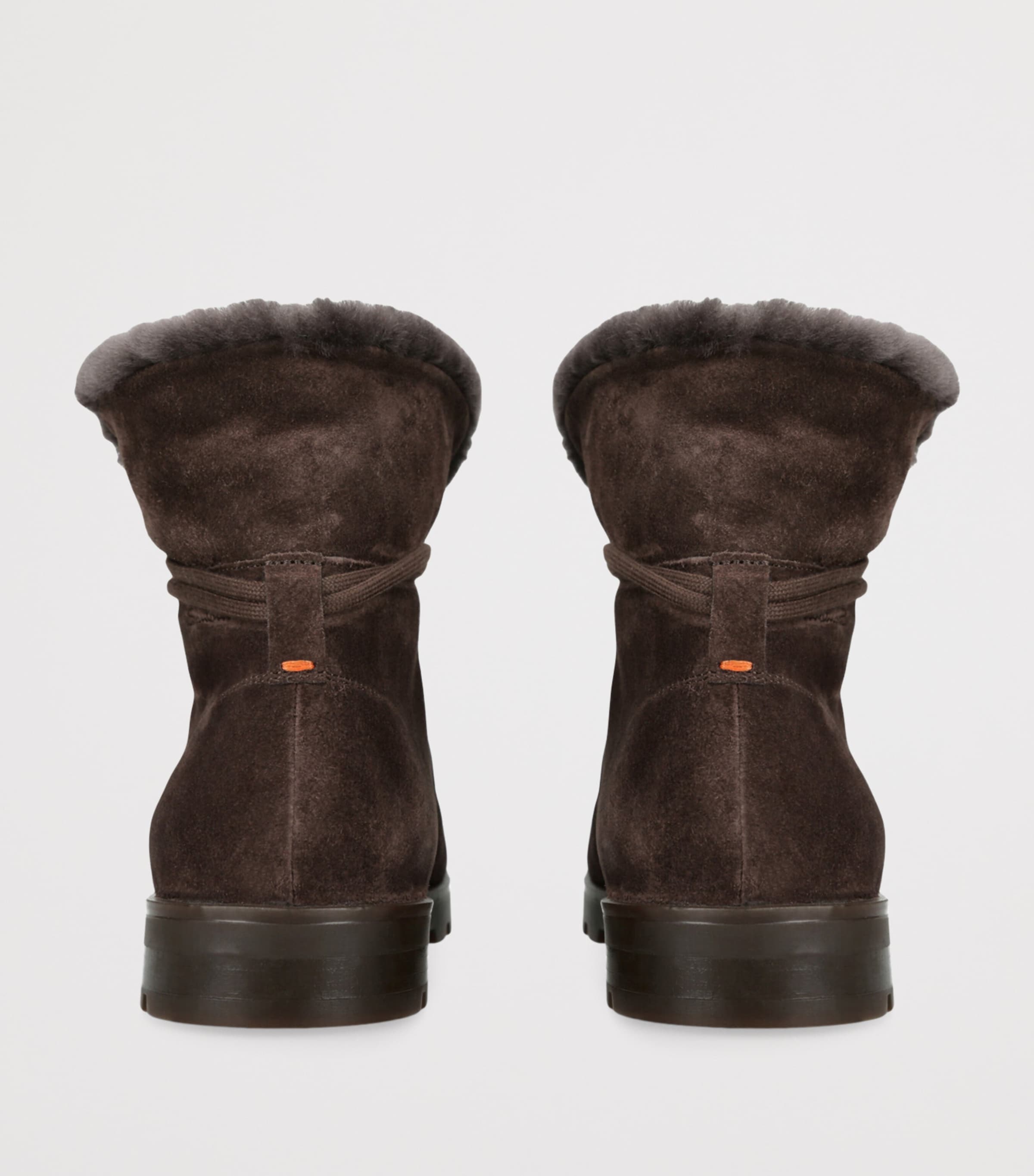 Brown Suede Detroit Boots