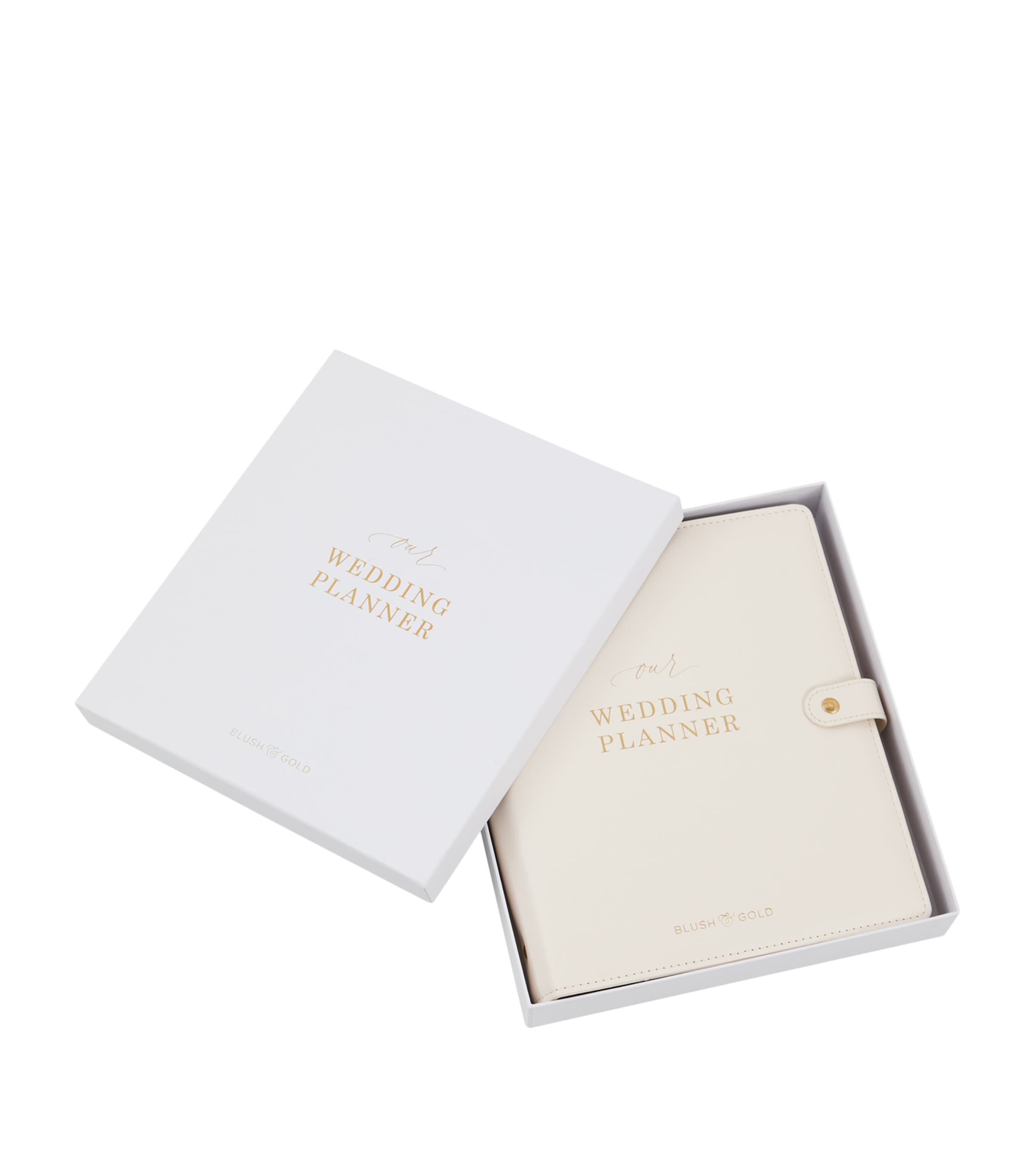 Blush and Gold Our Wedding Planner Binder