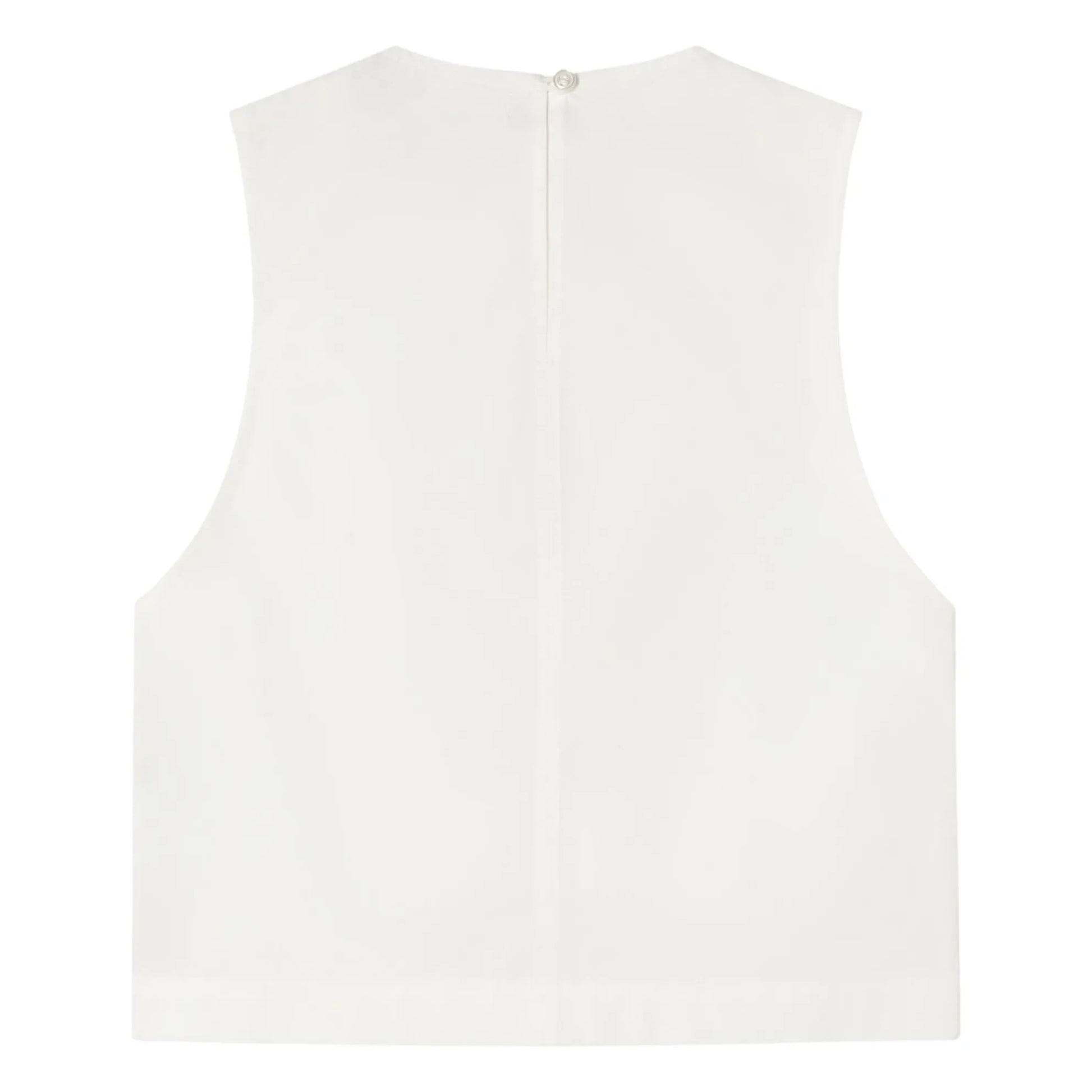 The Tiny Big Sister - Cotton Top | White