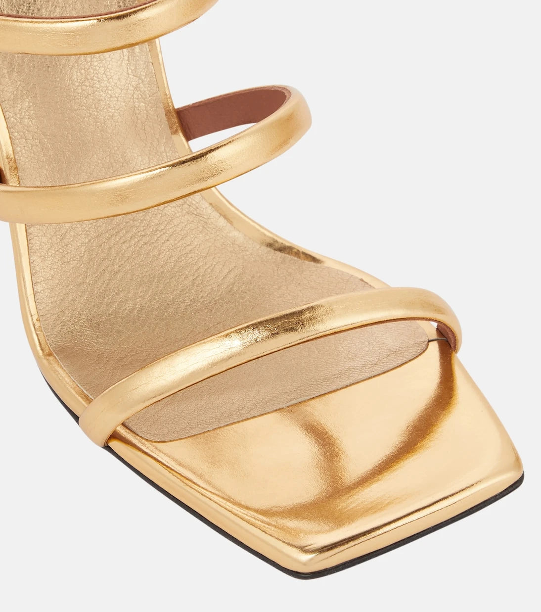 Alaïa - Perfo leather sandals