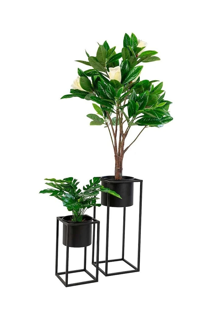 House Nordic Marla Izgaralı Saksı Seti 17 x 31 / 19,5 x 50,5 cm (2 Parça)