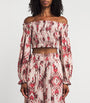 L'Agence Multi Graciela Off-The-Shoulder Smocked Top
