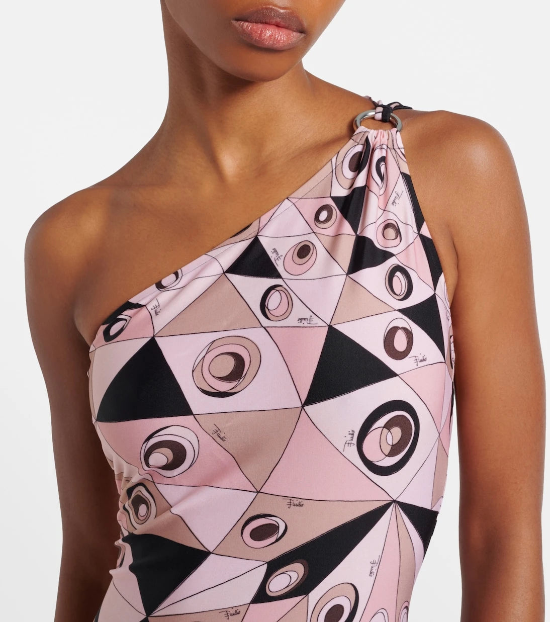 Pucci - Occhi one-shoulder swimsuit