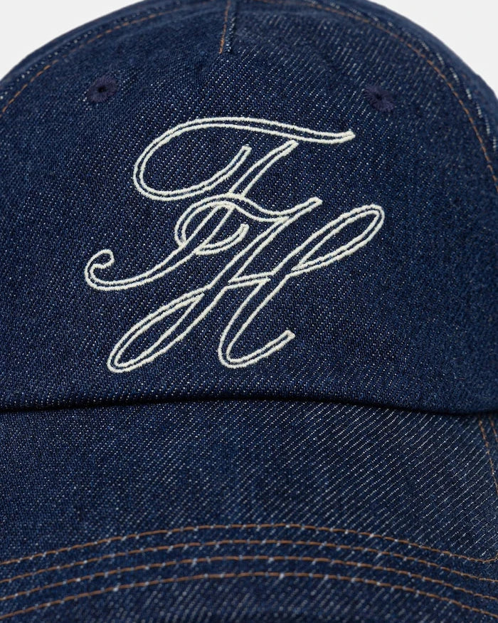 Tommy Hilfiger erkek denim vizörlü şapka