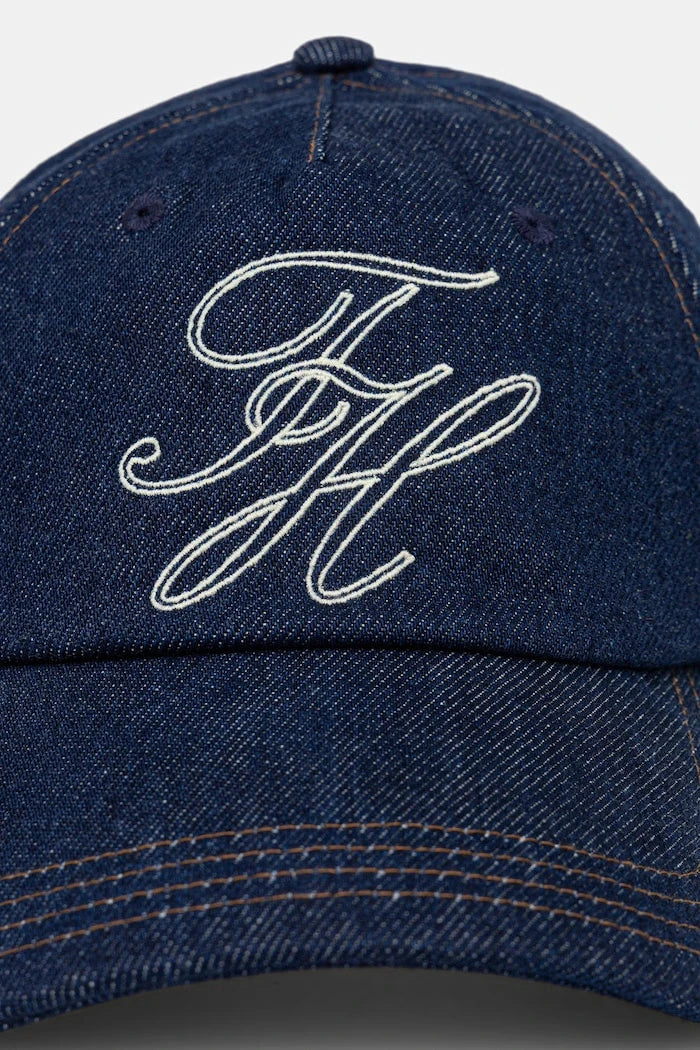 Tommy Hilfiger erkek denim vizörlü şapka