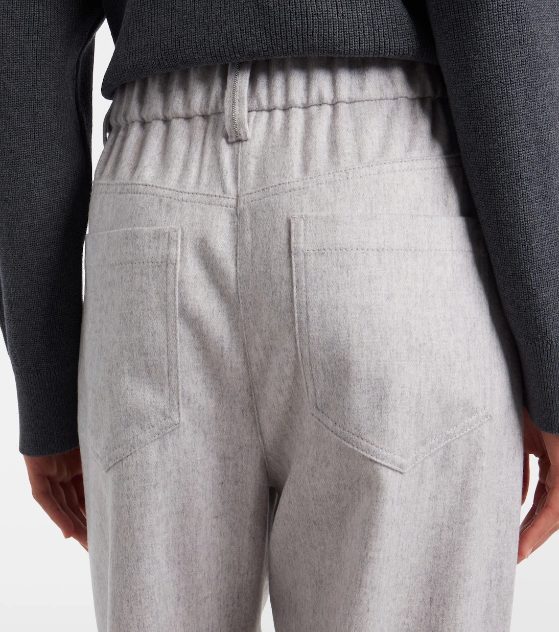 Brunello Cucinelli - Monili wool tapered pants