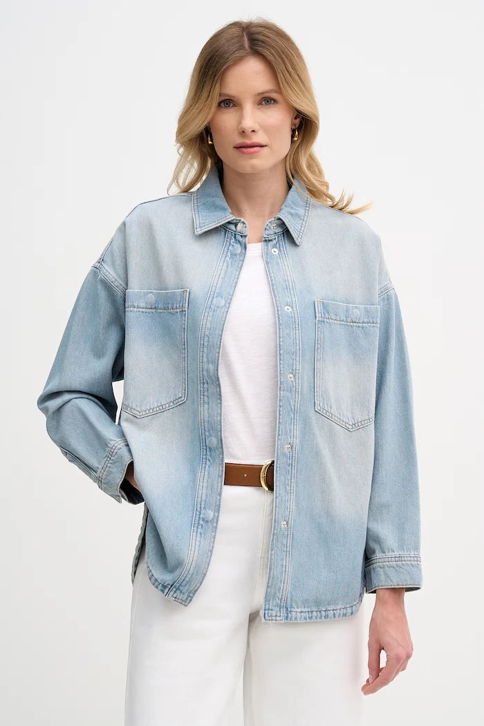 Mos Mosh Kadın Denim Gömlek