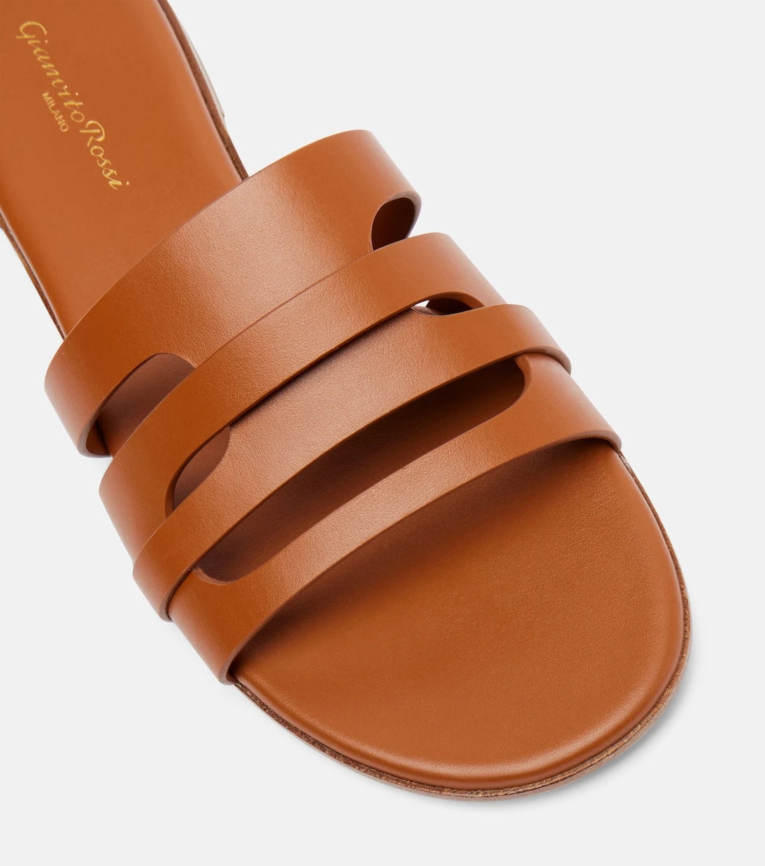 Gianvito Rossi - Nora leather slides