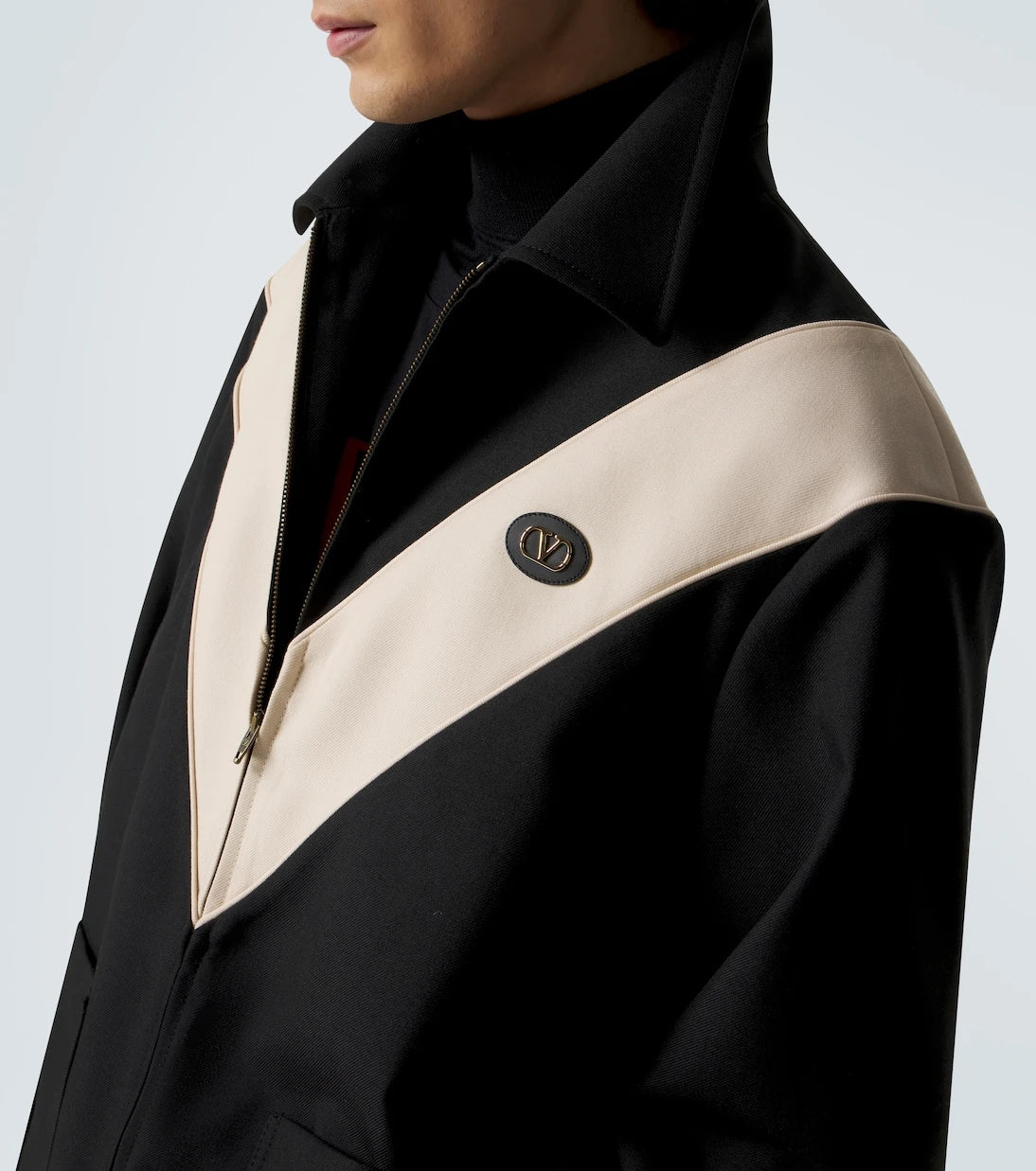 Valentino - VLogo gabardine jacket