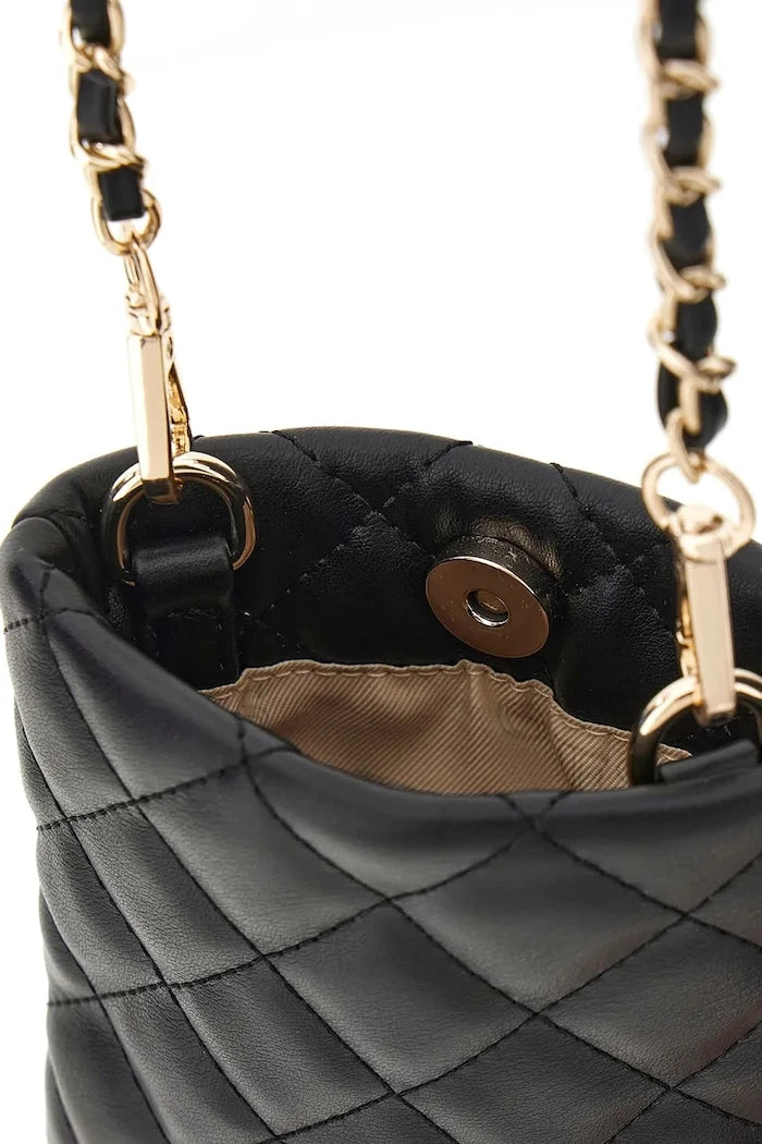 Guess çocuklar için suni deri crossbody çanta