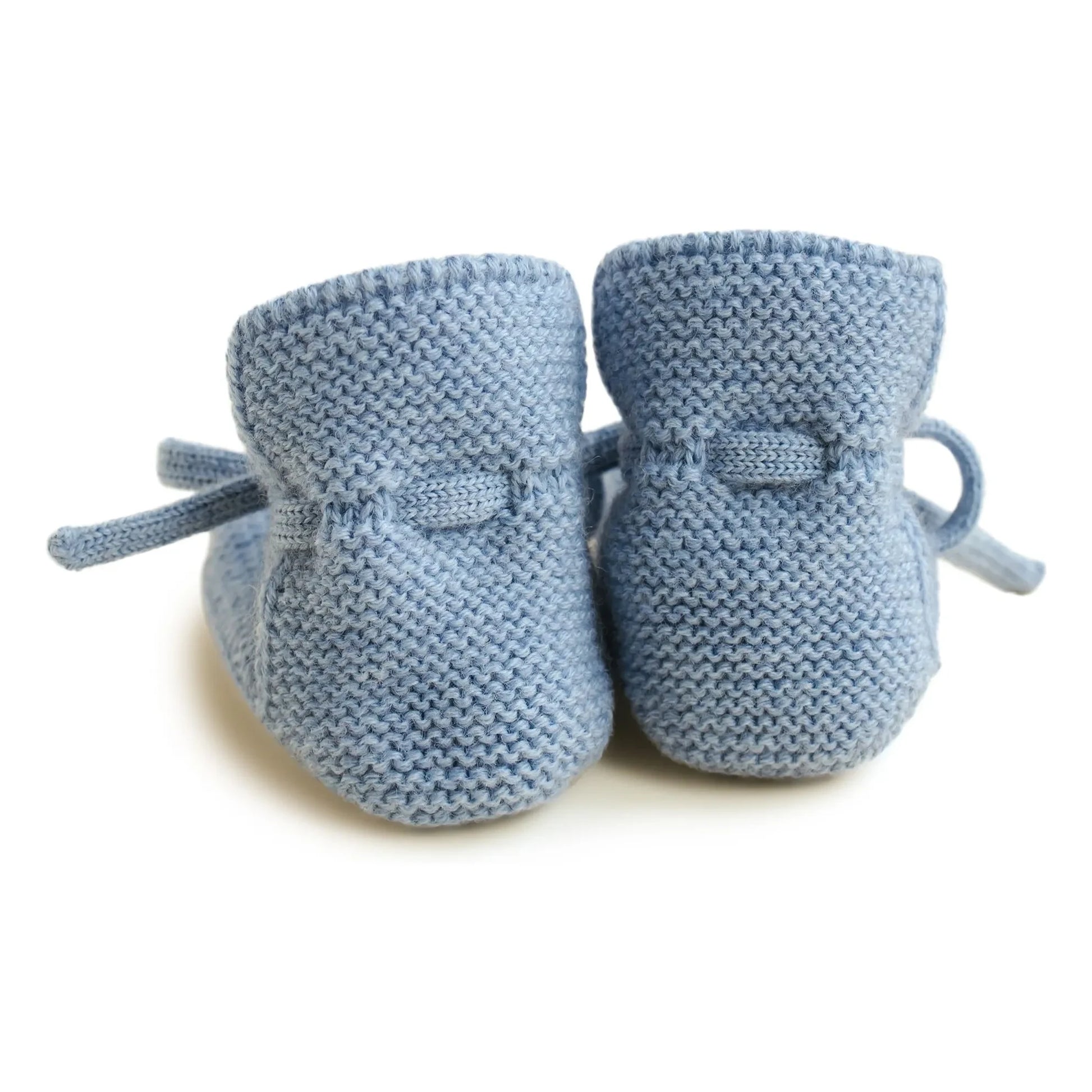 Hvid - Merino wool slippers | Light Blue
