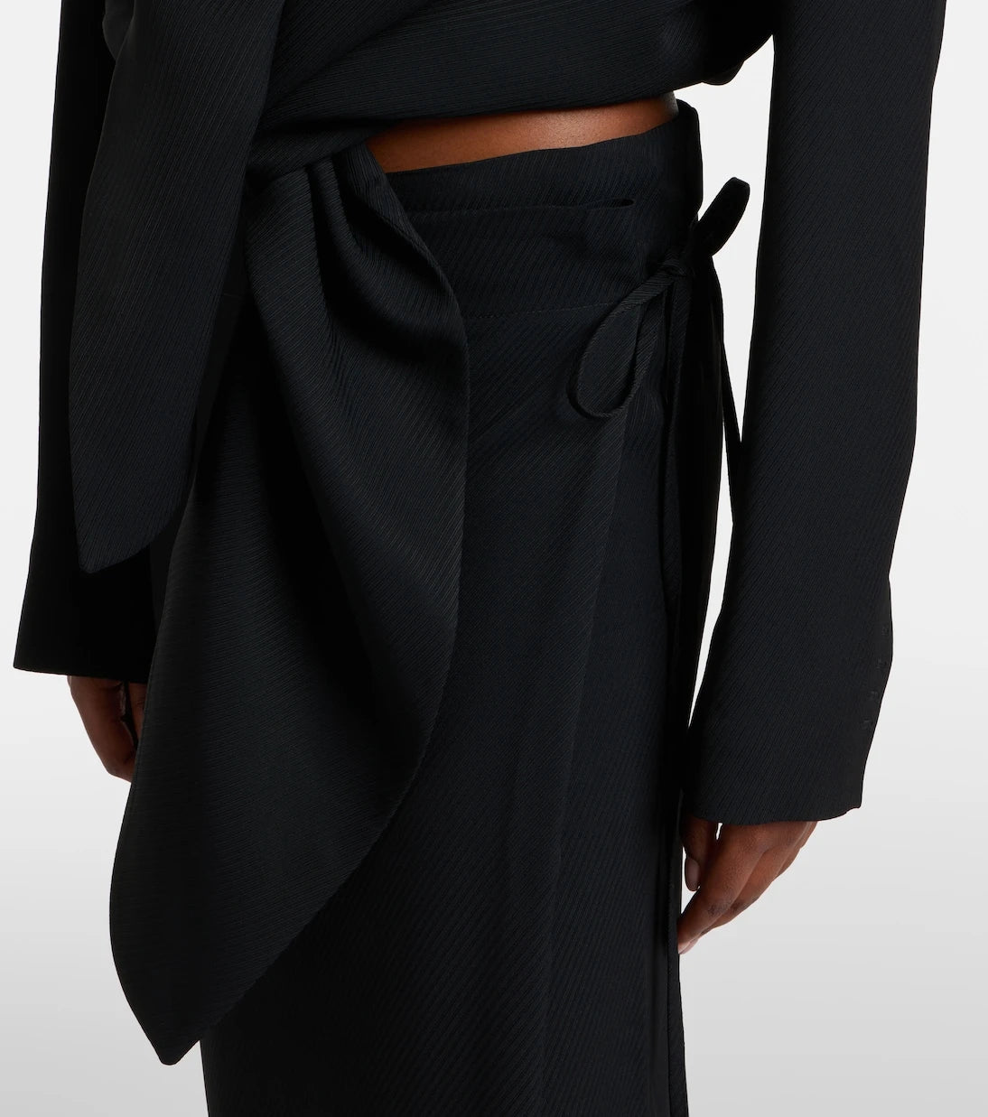 Calvin Klein Collection - Hallie striped midi skirt