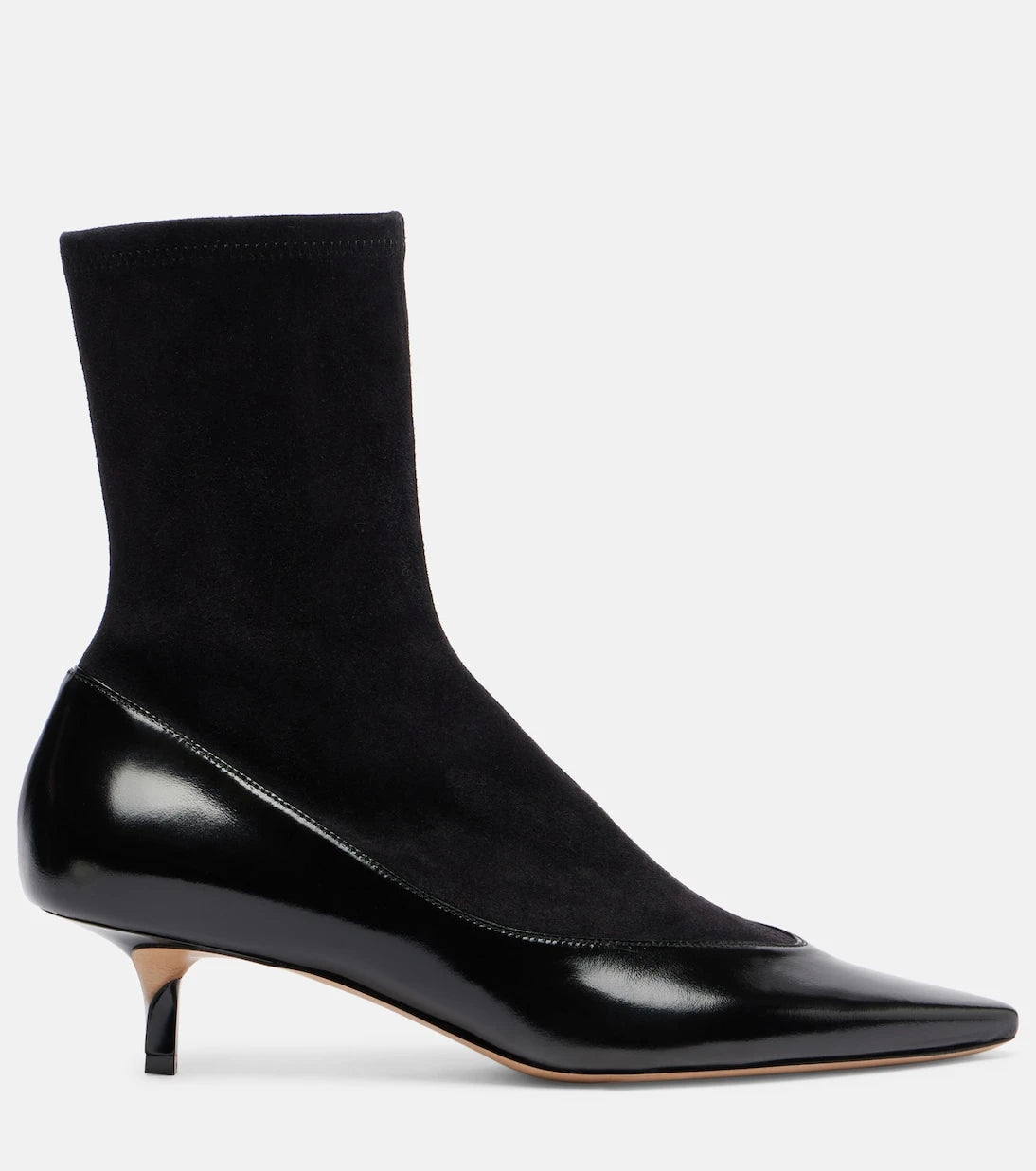 Jacquemus - Tourni leather and suede ankle boots