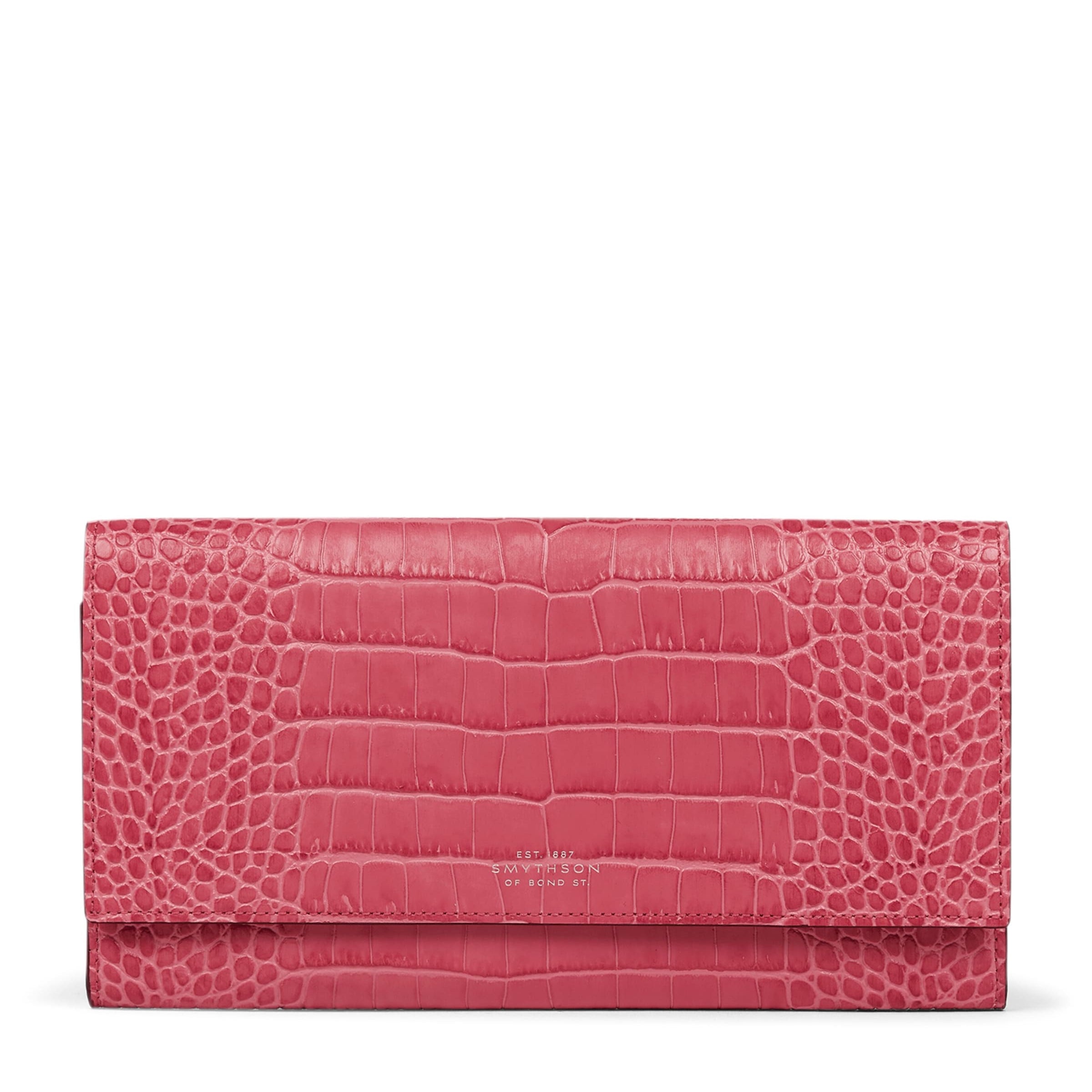 Leather Mara Marshall Travel Wallet RASPBERRY