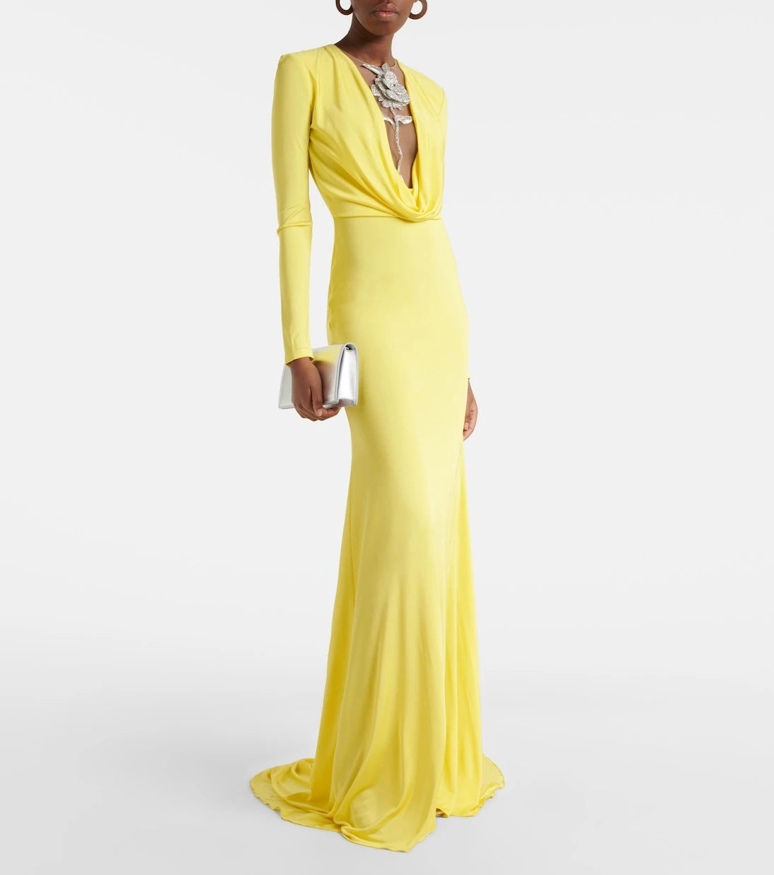 David Koma - Embellished jersey gown