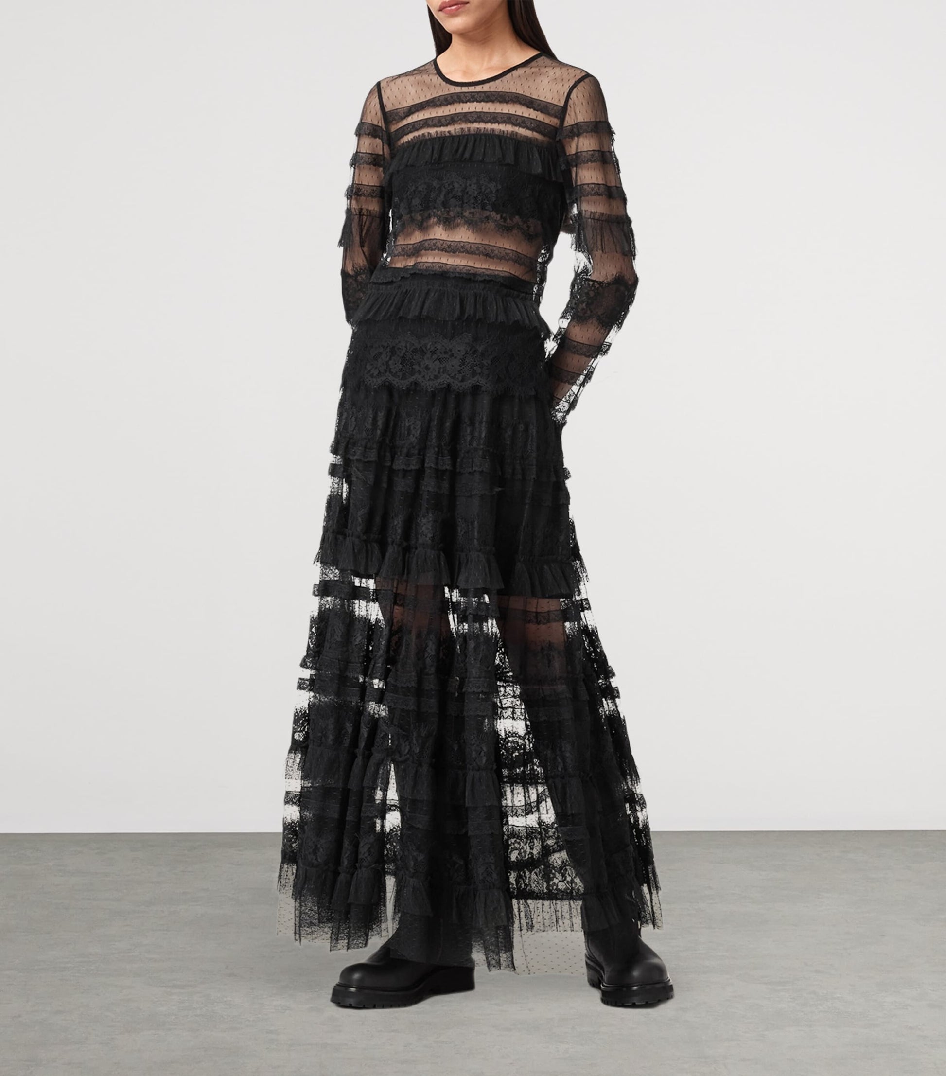 Black Tulle Arlea Skirt