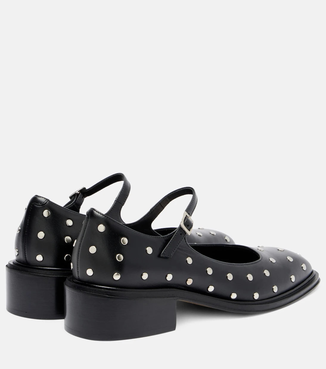 Souliers Martinez - Penelope 40 leather Mary Jane pumps