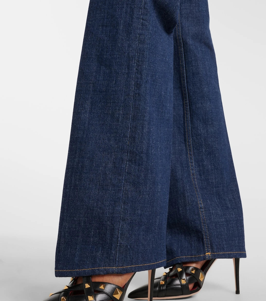 Valentino - High-rise flared jeans