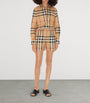 Burberry Beige Cotton Check Shorts