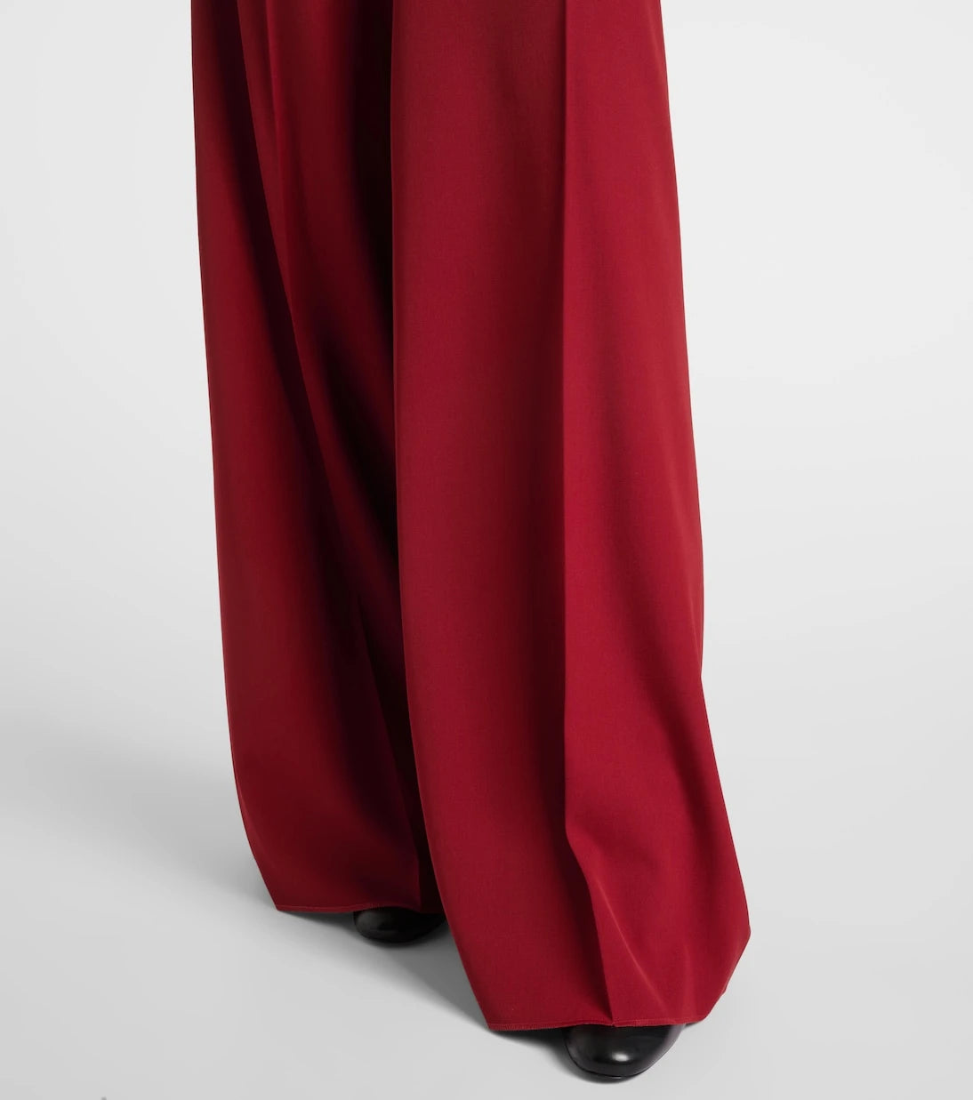 Max Mara - Ninfa virgin wool gabardine palazzo pants